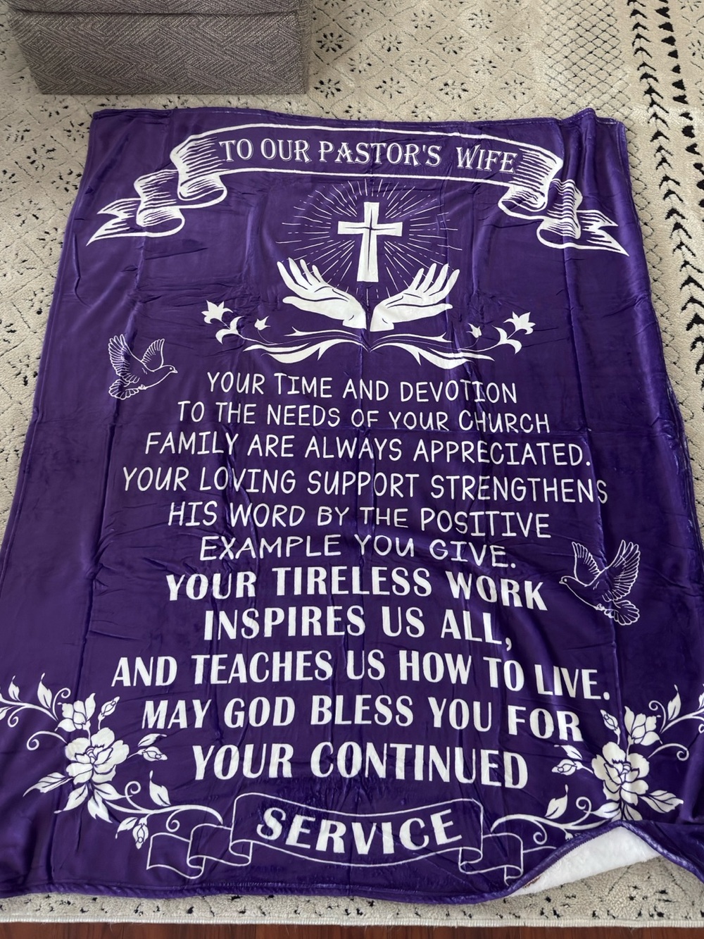 Pastor's Wife Throw Blanket